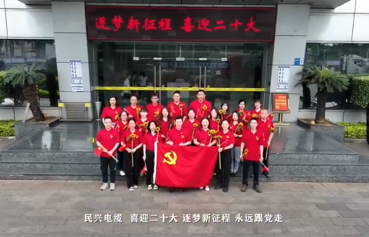 民興電纜喜迎二十大，奮進(jìn)新征程！